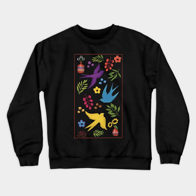 Golondrinas Crewneck Sweatshirt by Mgcn